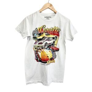 Chemistry Short Sleeve Size Medium Graphic T-Shirt Tee‎ Classic Chevy Corvette